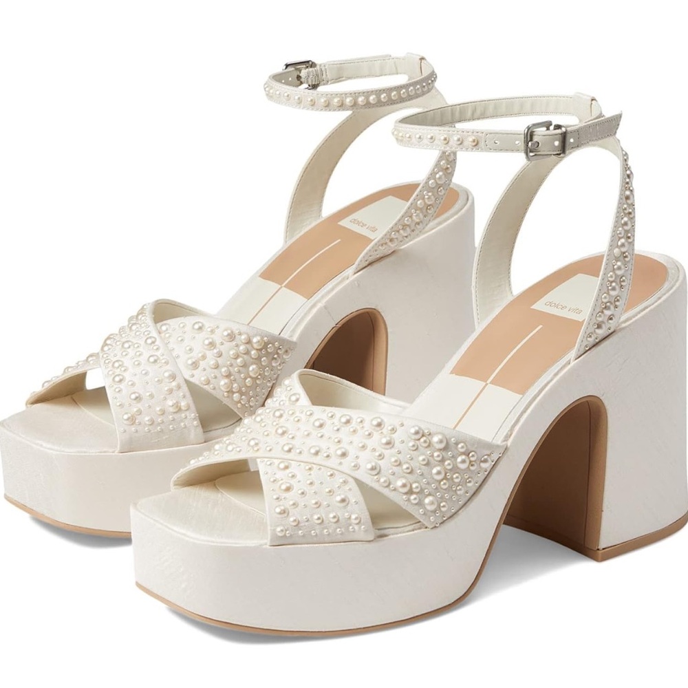 Dolce Vita Wessi Pearl Platform Sandals